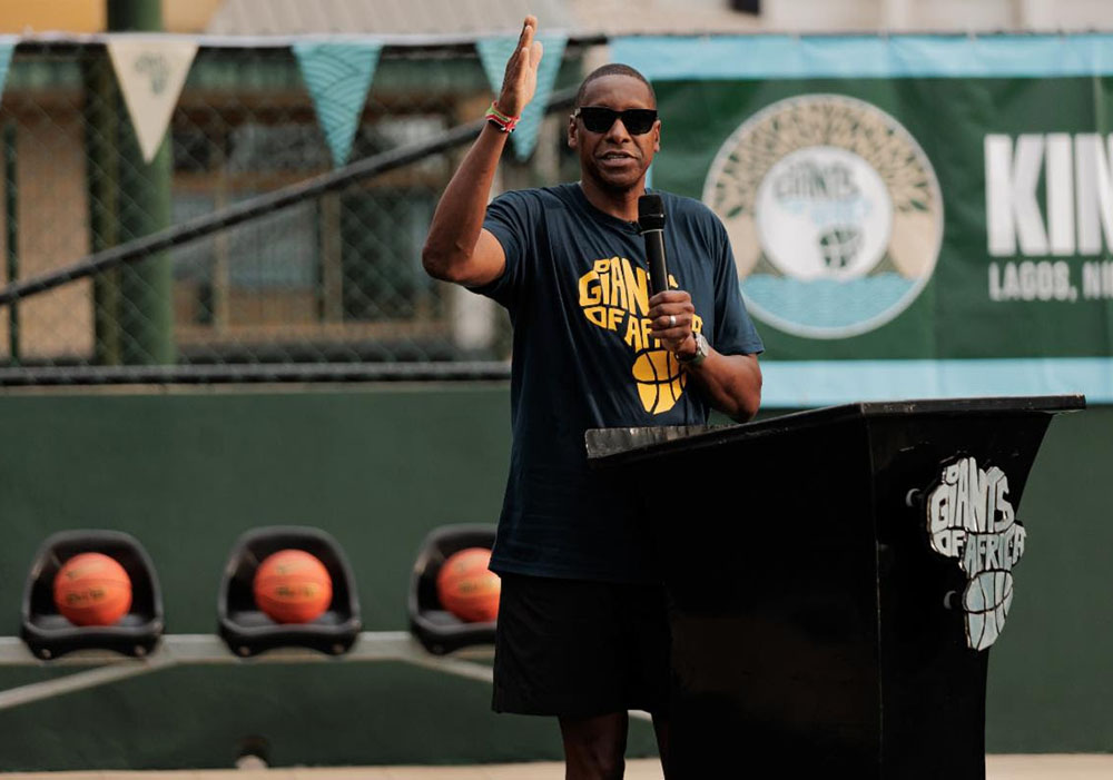 Masai Ujiri and Giants of Africa hit the halfway mark with 50 courts across the continent